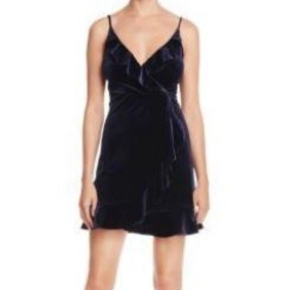 Navy Velvet Dress - Picture 5 of 5